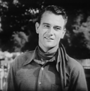 A young John Wayne